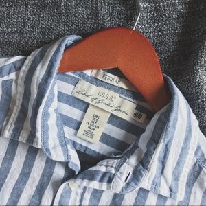 H&M Striped Button Down Shirt